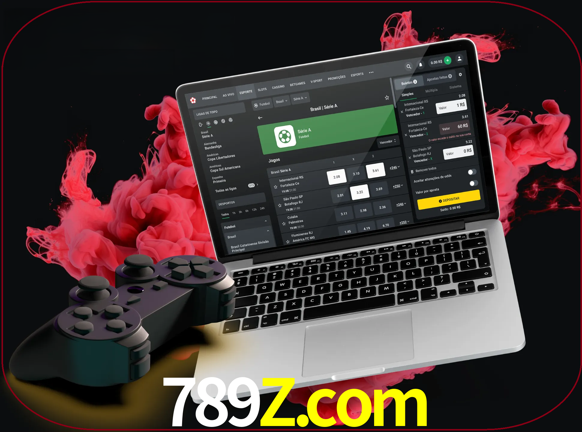 Visite a secção especial de jogos de vídeo em 789z para descobrir em que jogos pode apostar e ganhar muito dinheiro.